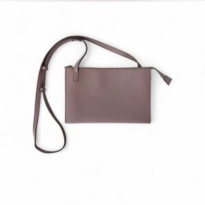 Banana Republic Dusty Rose Light Pink 3 Compartment Accordion Crossbody Bag